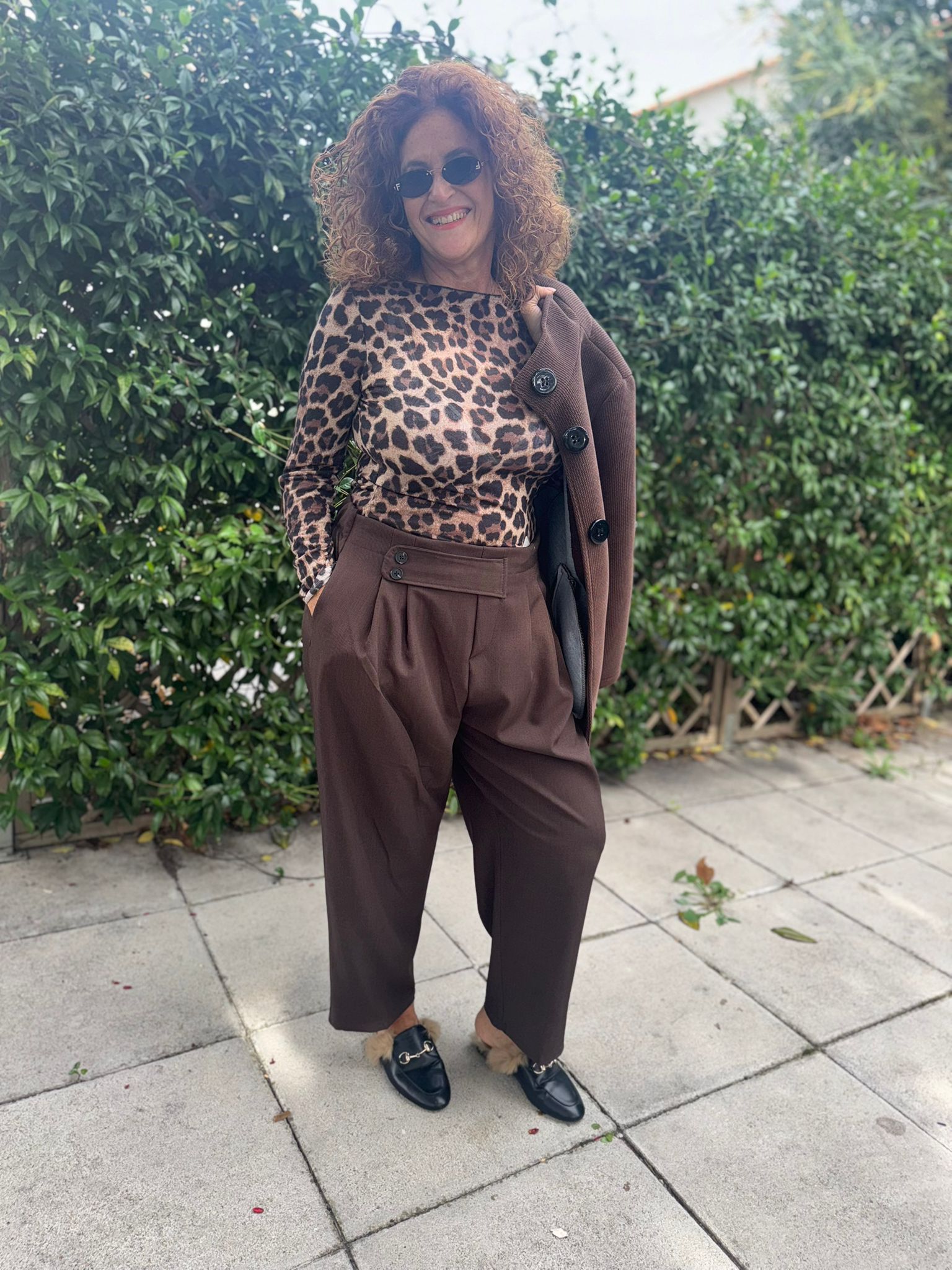 Pantalone capri ballon curvy