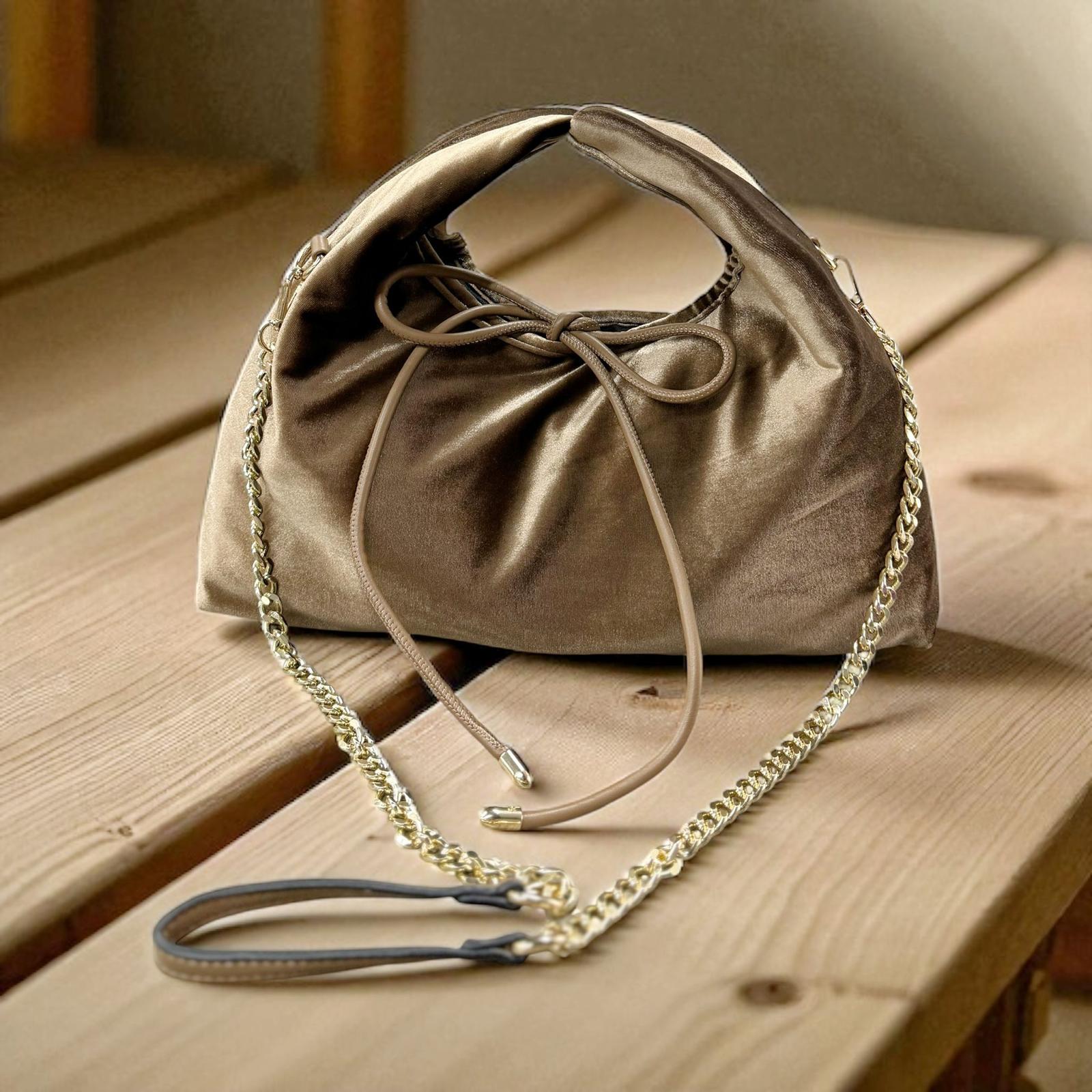 Borsa velluto