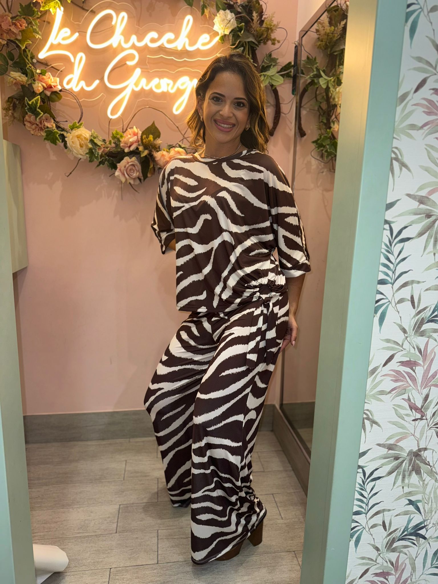 Coordinato Zebra Mezza manica